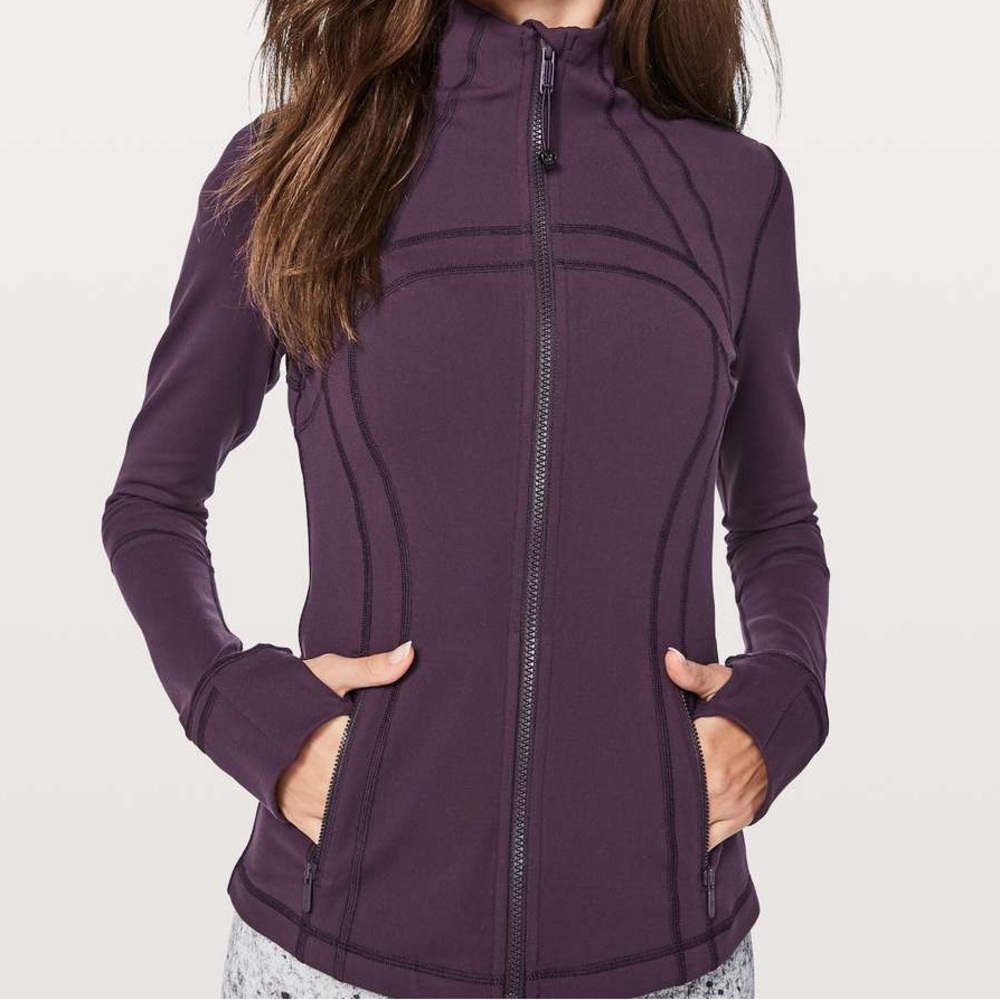 Lululemon Athletica Purple Performance Jacket with High Collar